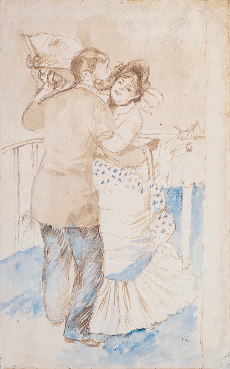 Landsbygdsdans, 1883 av Pierre Auguste Renoir