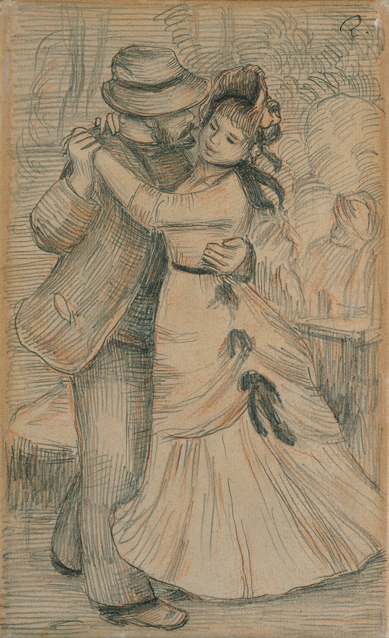 Landsbygdsdans, 1883 av Pierre Auguste Renoir