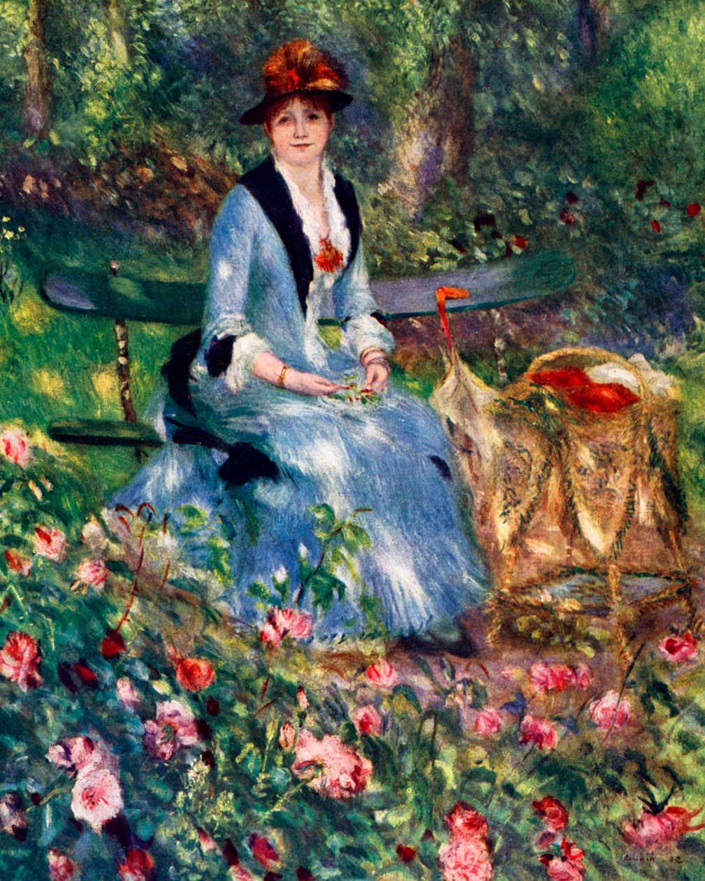 I Rosorna, 1882, 1929 av Pierre Auguste Renoir