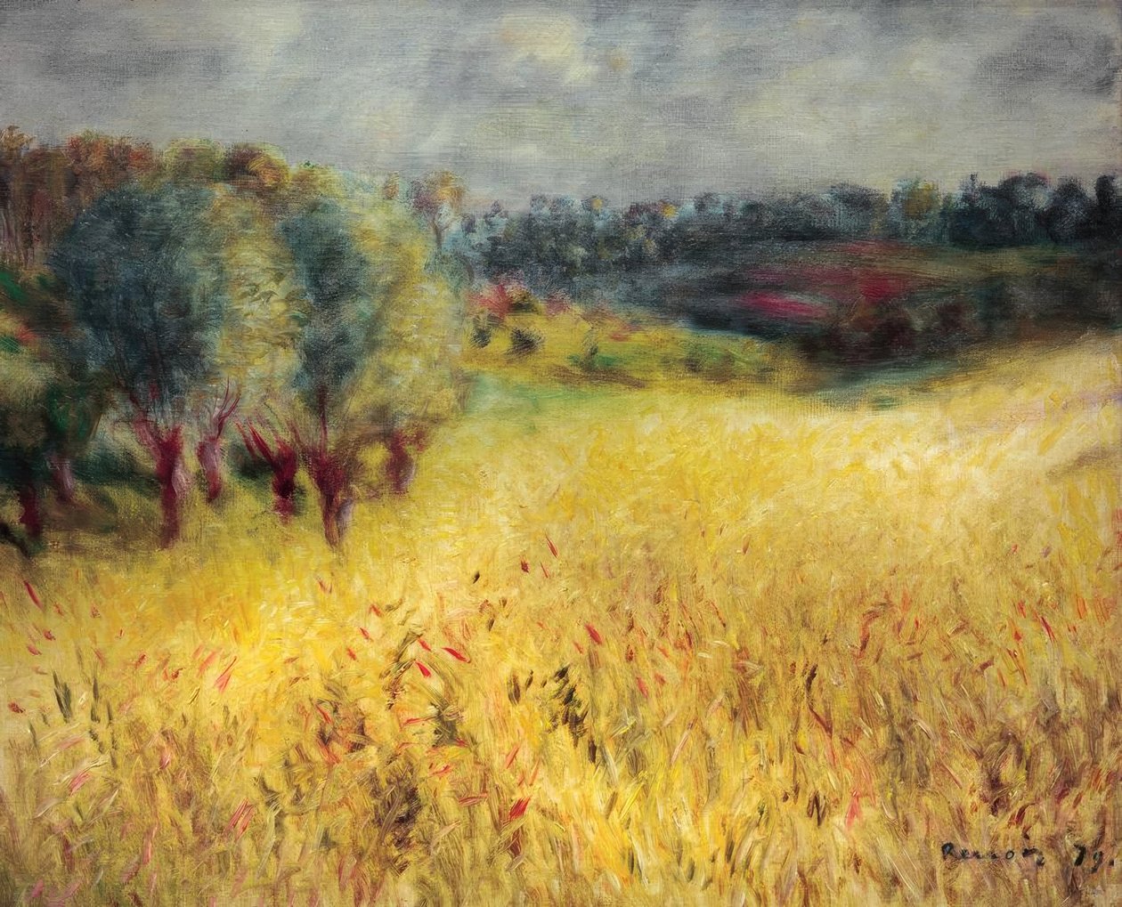 Majsfältet av Pierre Auguste Renoir