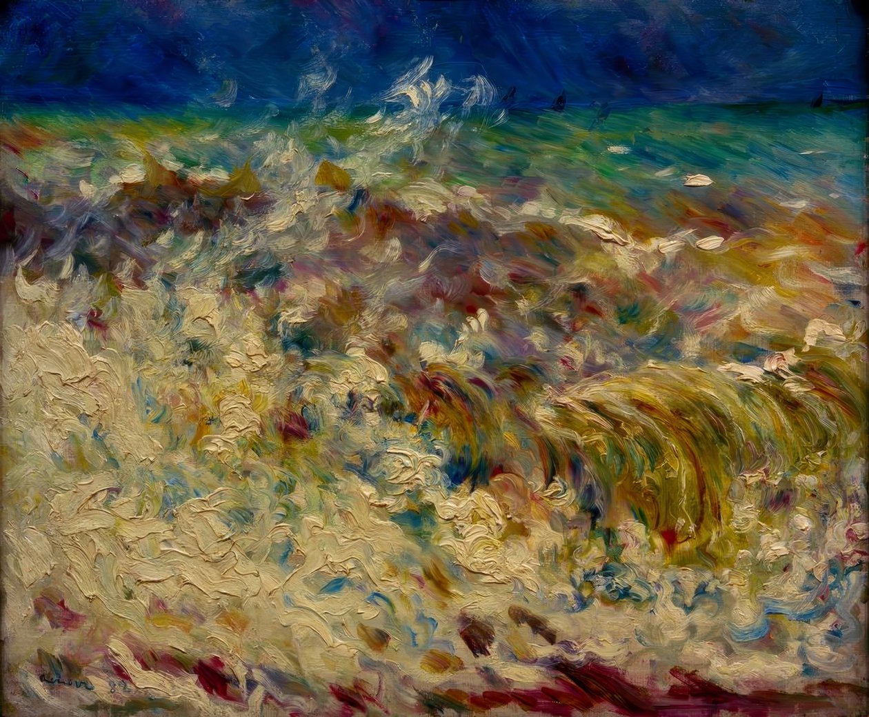 Vågen av Pierre Auguste Renoir
