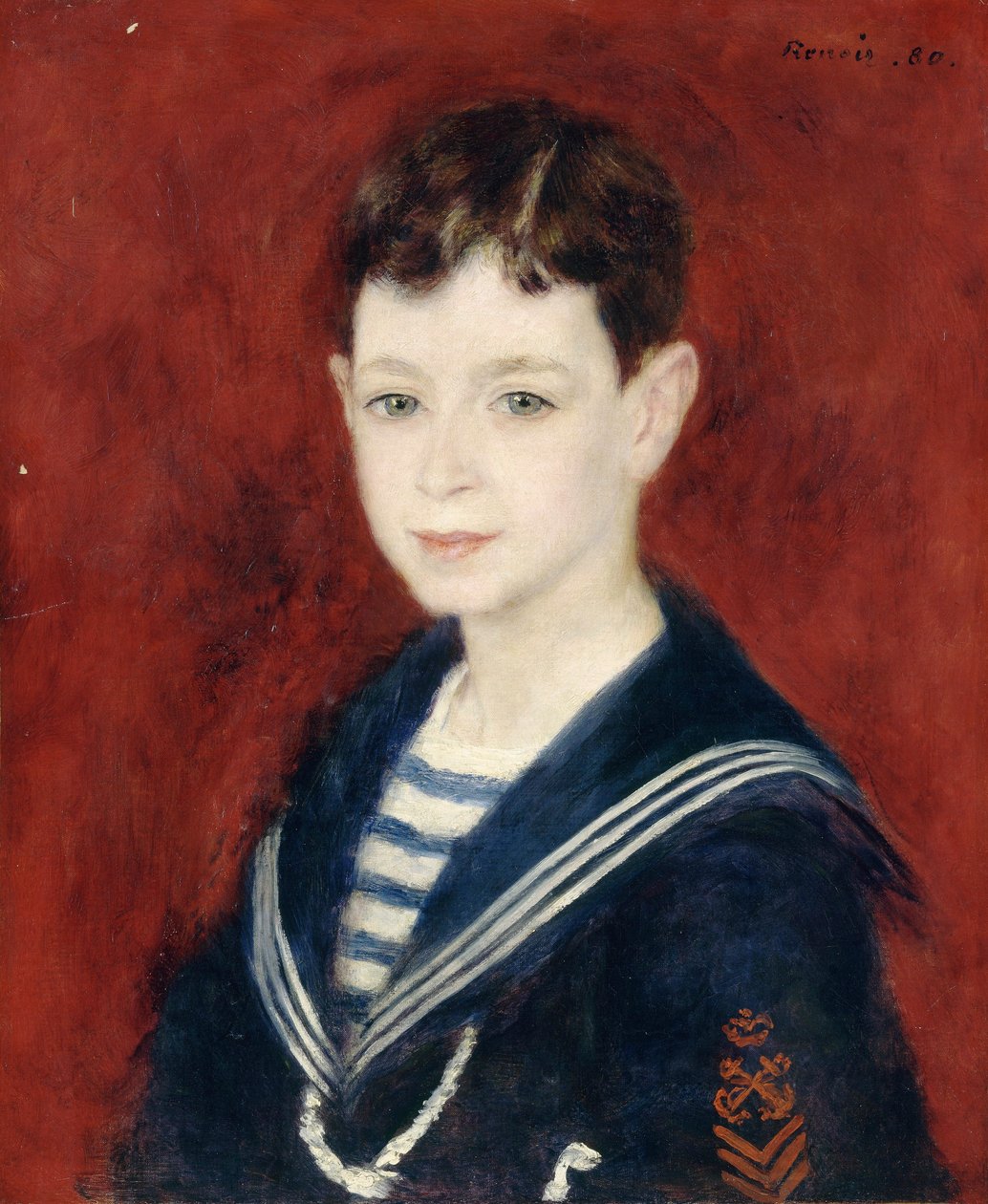 Fernand Halphen som pojke, 1880 av Pierre Auguste Renoir