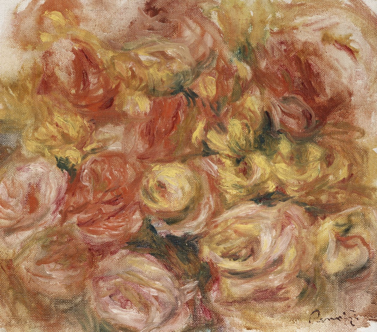 Blomsterskiss, c.1914 av Pierre Auguste Renoir