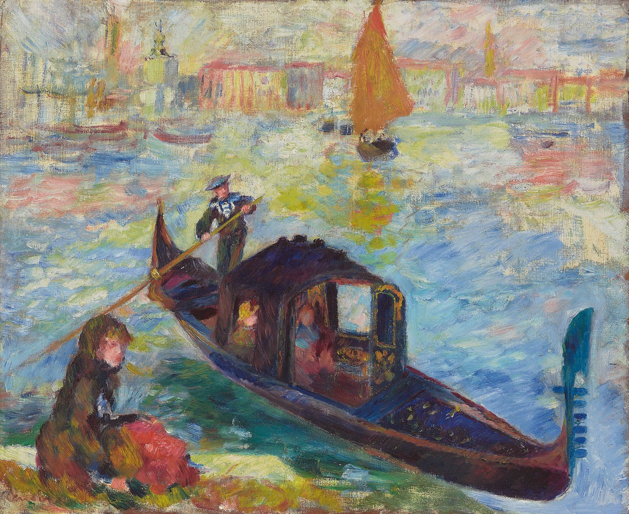 Gondol, Venedig, 1881 av Pierre Auguste Renoir