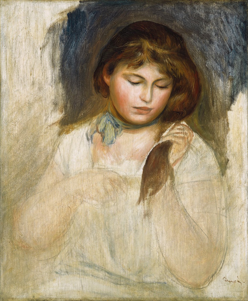 Chef för Gabrielle, 1895 av Pierre Auguste Renoir