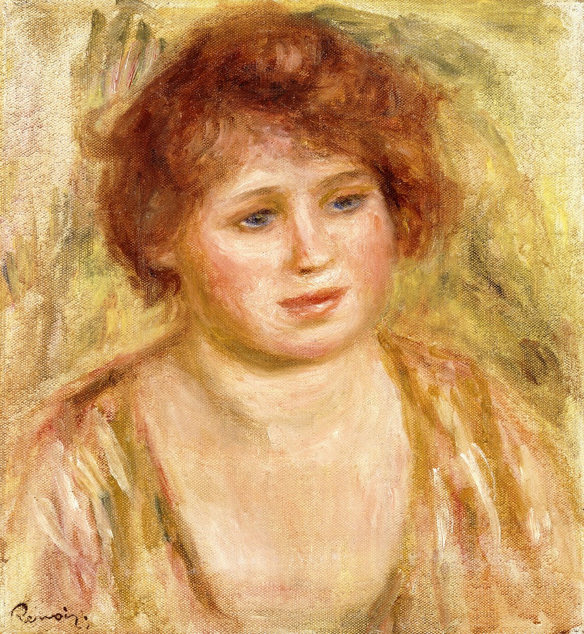 Chef för en kvinna, 1919 av Pierre Auguste Renoir