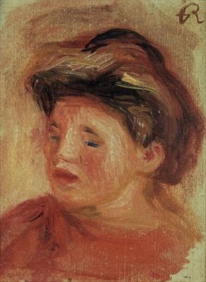 Chef för en ung flicka av Pierre Auguste Renoir