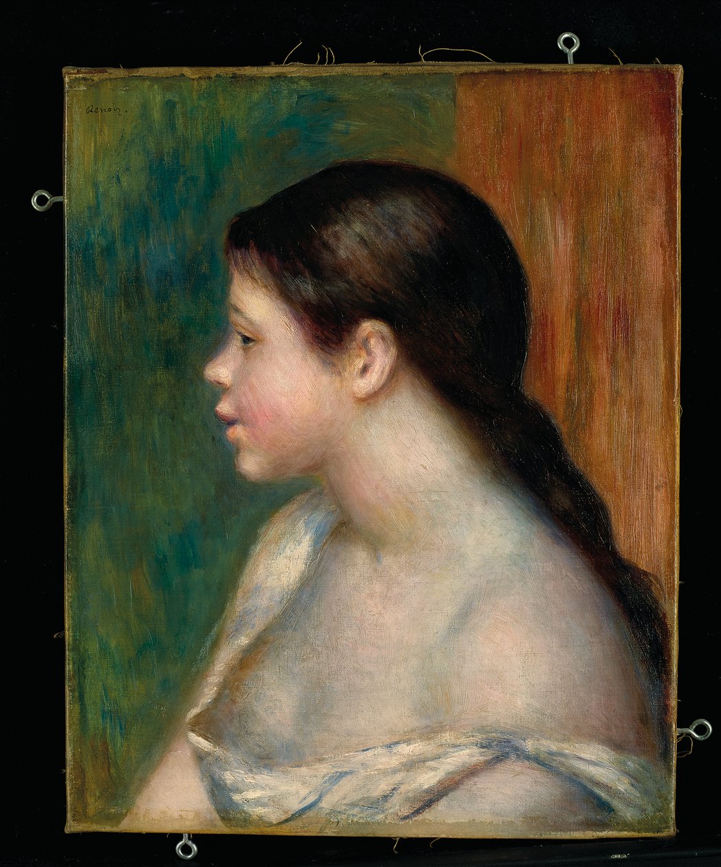 Chef för en ung flicka, 1882 av Pierre Auguste Renoir