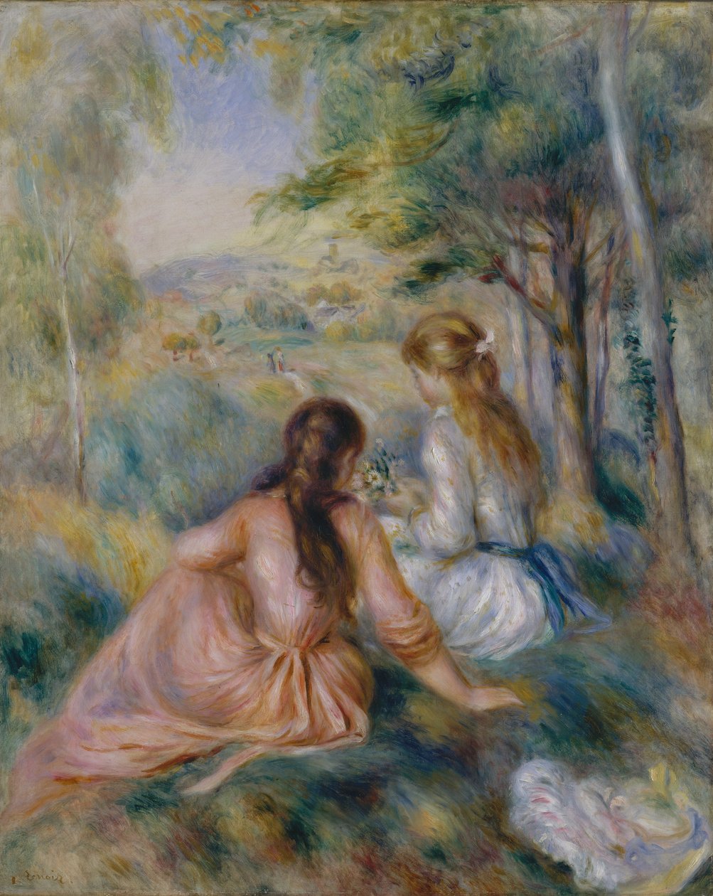 På ängen, 1888-92. av Pierre Auguste Renoir