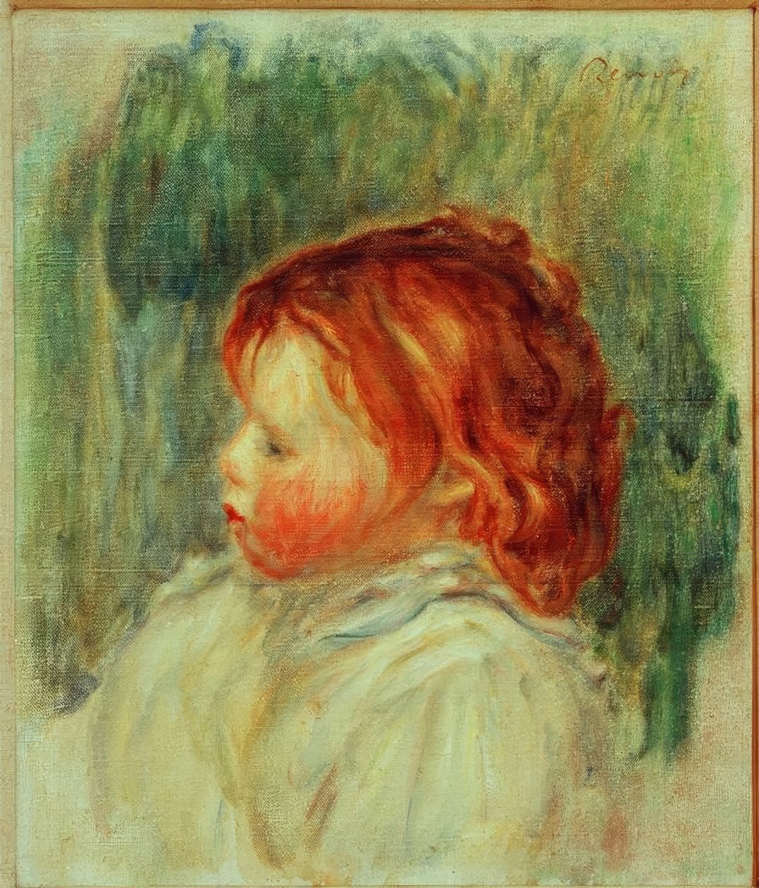 Barnporträtt av Pierre Auguste Renoir