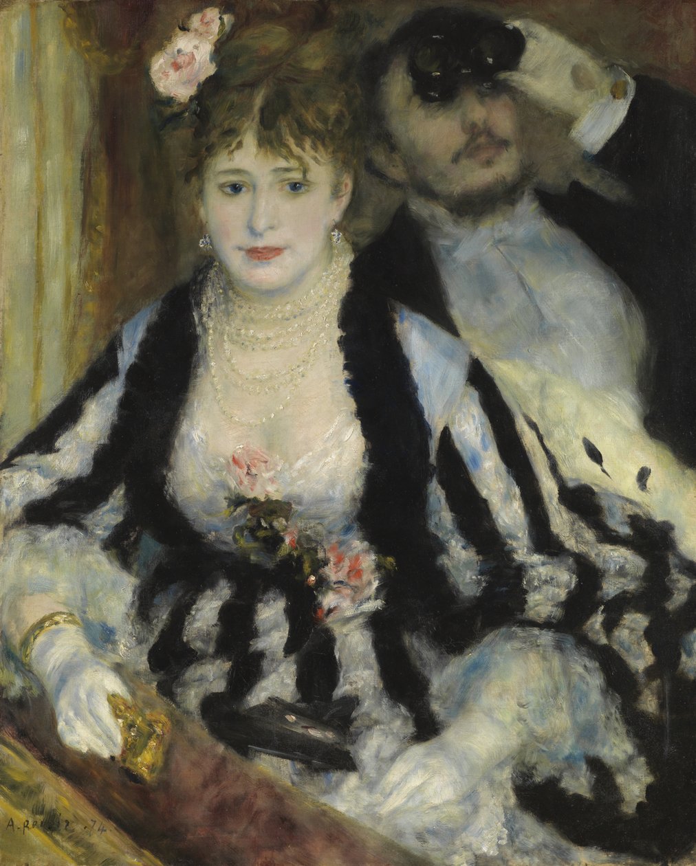 La Loge (teaterbox) av Pierre Auguste Renoir
