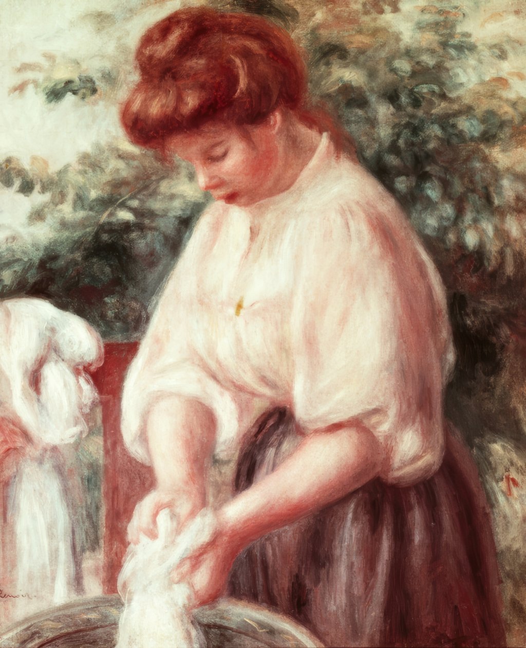 Tvättmaskinen av Pierre Auguste Renoir