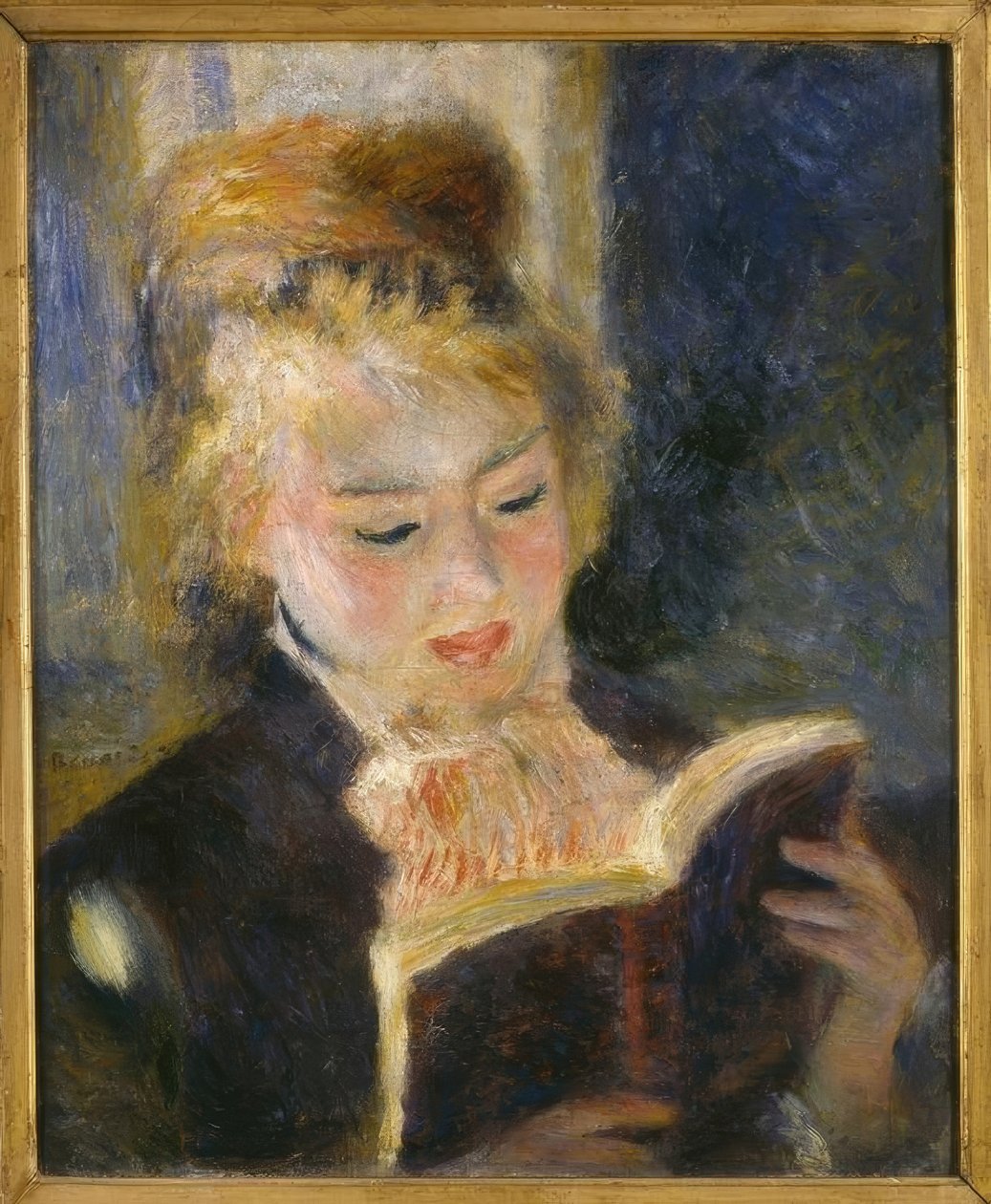 Läslampan av Pierre Auguste Renoir