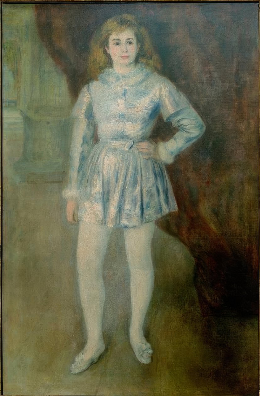 Sidan. Madame Henriot i transvestit av Pierre Auguste Renoir