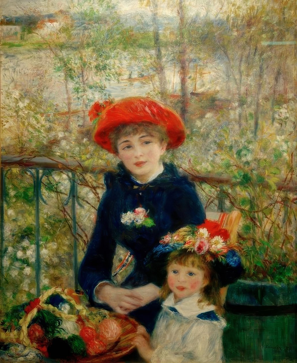 De två systrarna (på terrassen) av Pierre Auguste Renoir