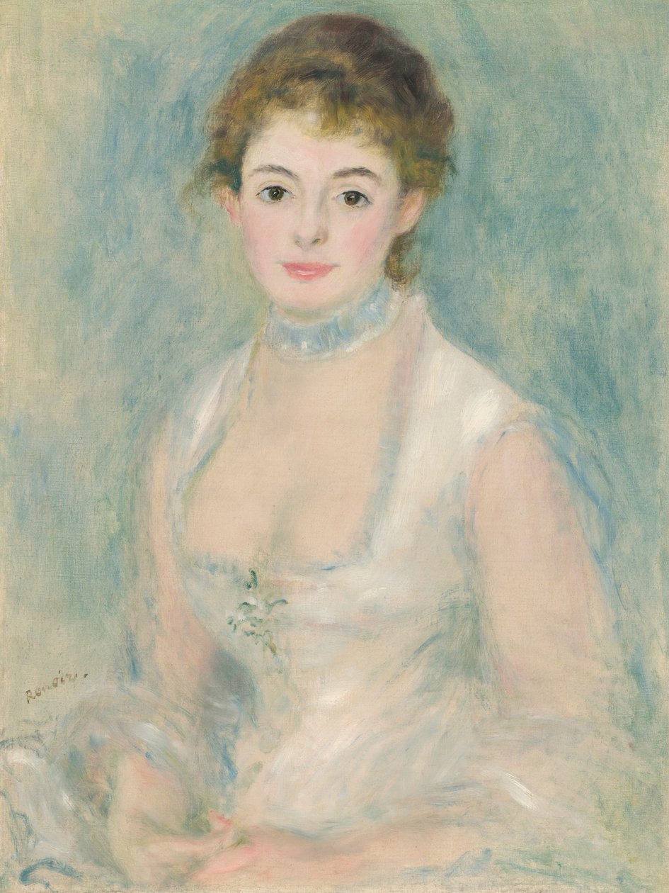 Madame Henriot, ca. 1876. av Pierre Auguste Renoir