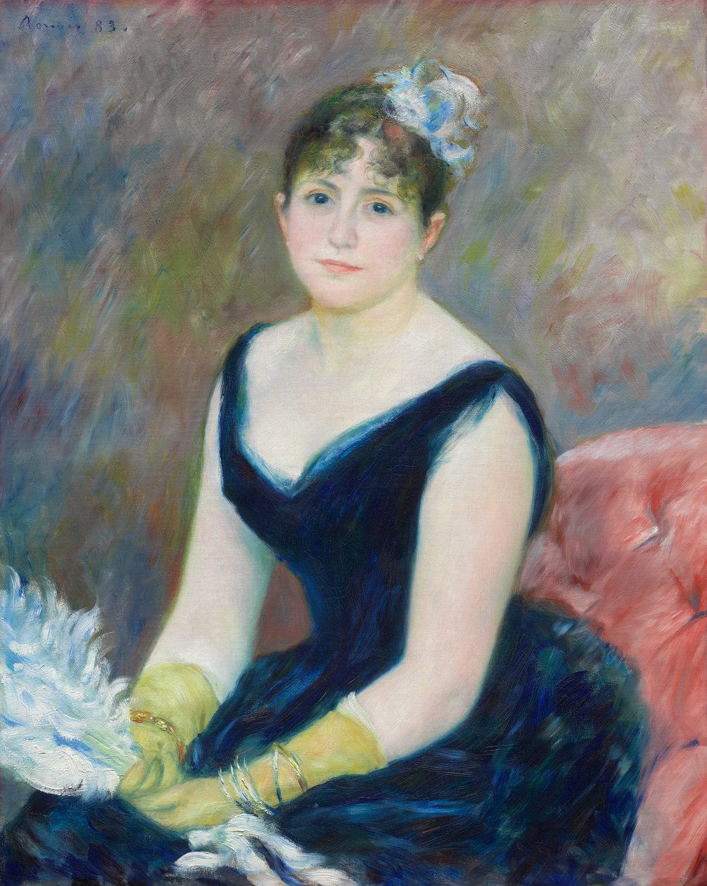 Fru Léon Clapisson av Pierre Auguste Renoir