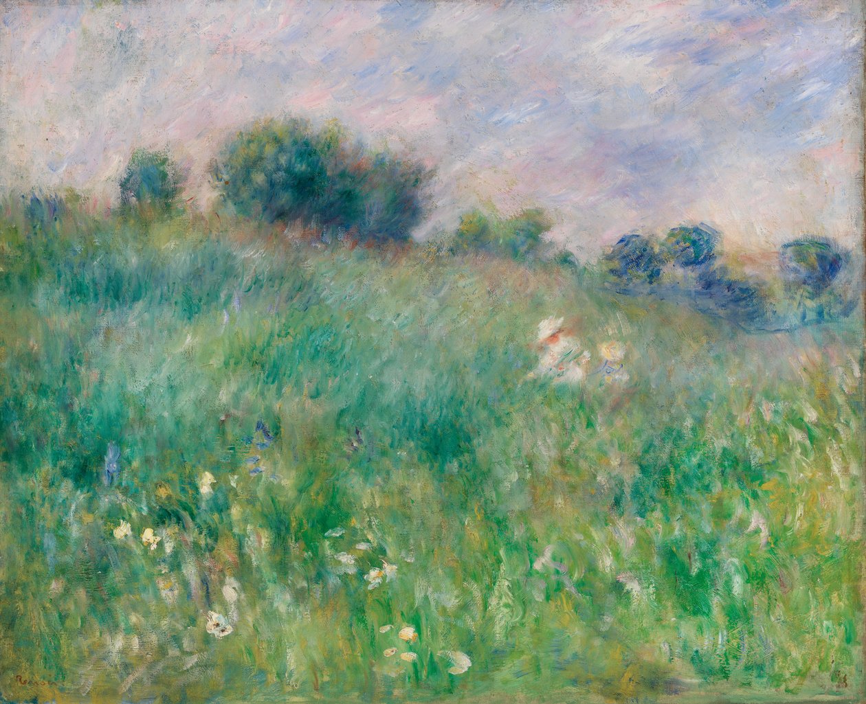 Meadow (La Prairie) av Pierre Auguste Renoir