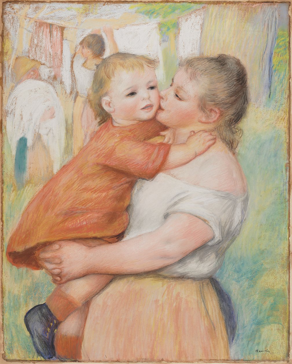 Mor och barn, 1886. av Pierre Auguste Renoir