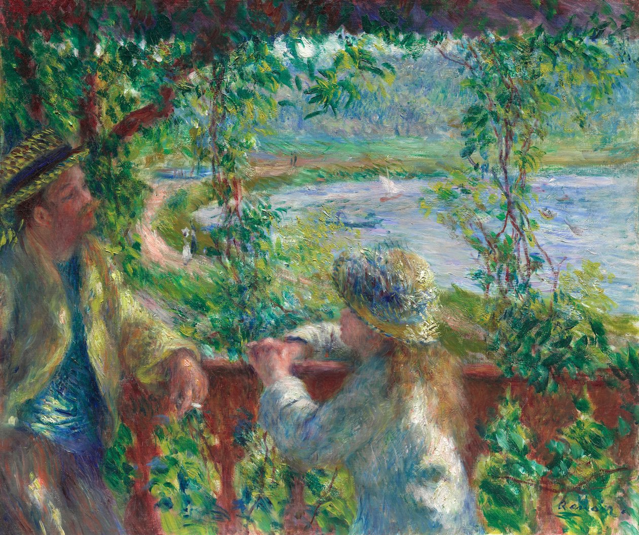 Nära sjön av Pierre Auguste Renoir