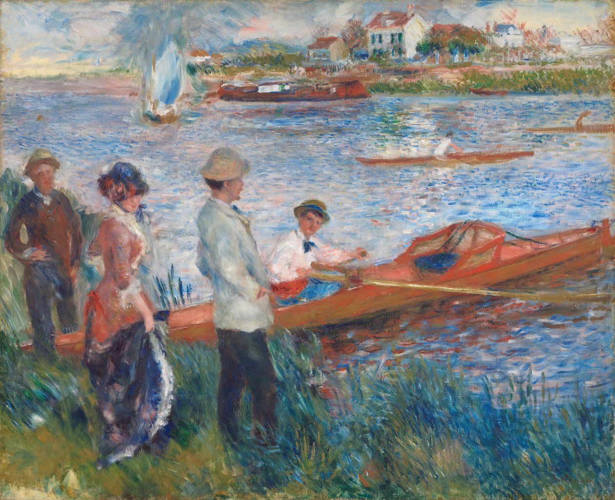 Oare i Chatou, 1879. av Pierre Auguste Renoir