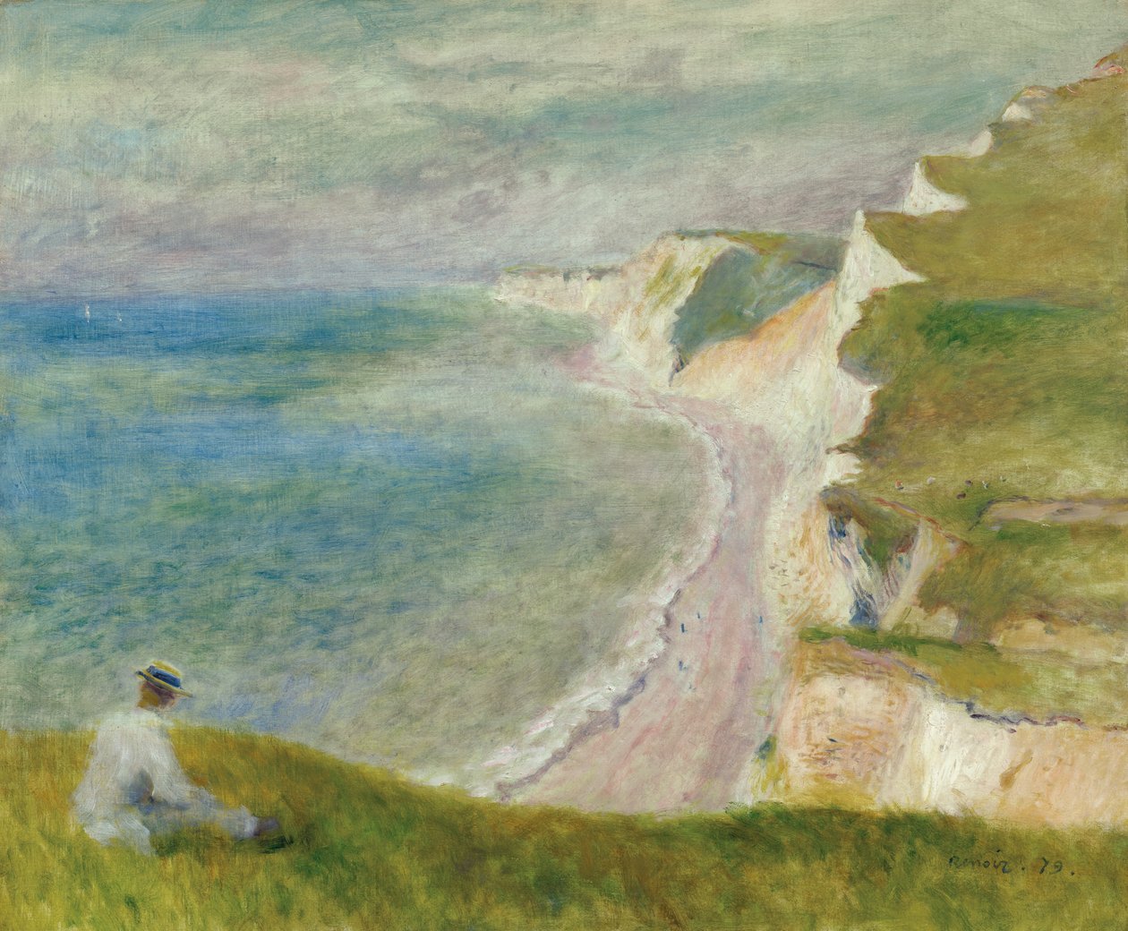 På klippan av Pierre Auguste Renoir