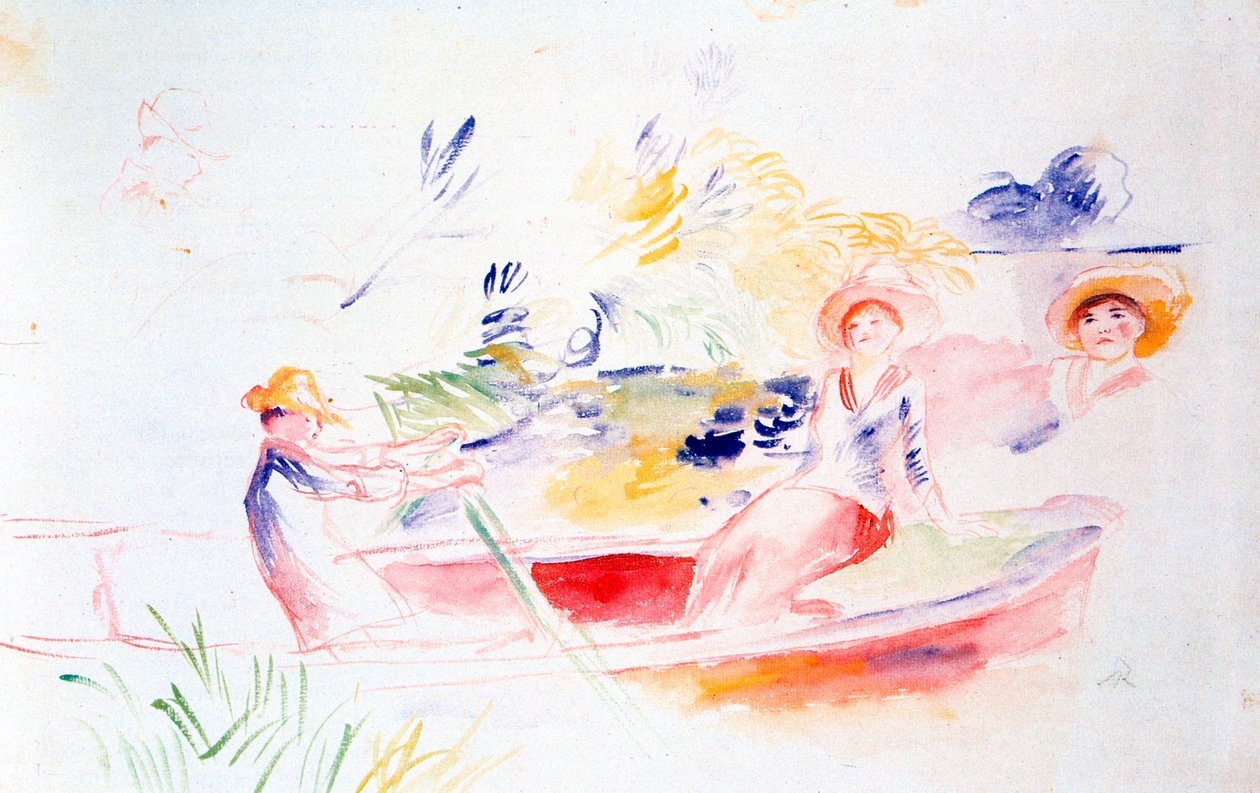 På flodstranden, 1900-talet av Pierre Auguste Renoir