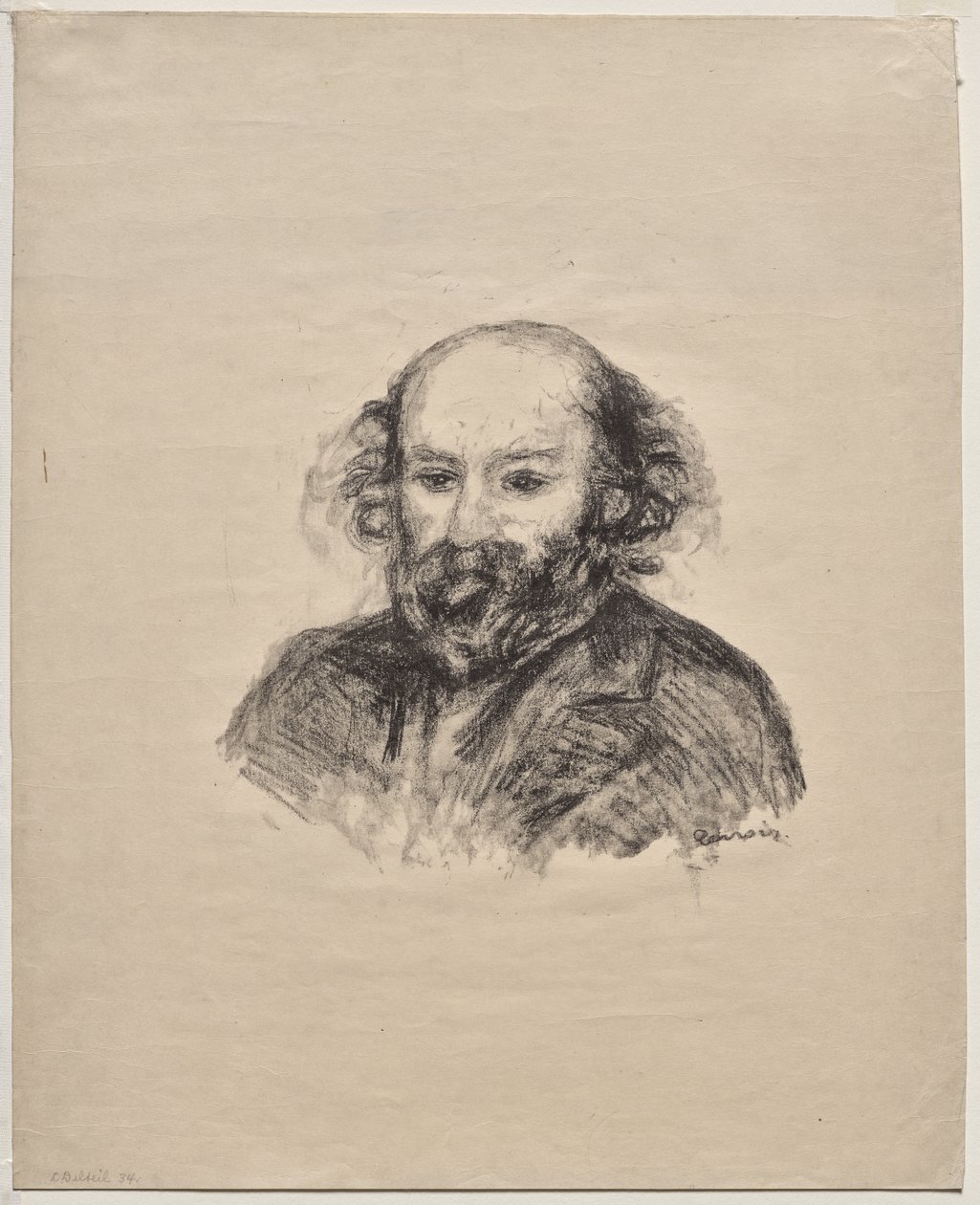 Paul Cézanne av Pierre Auguste Renoir