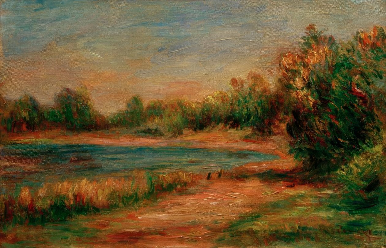 Landskap på Guernsey av Pierre Auguste Renoir