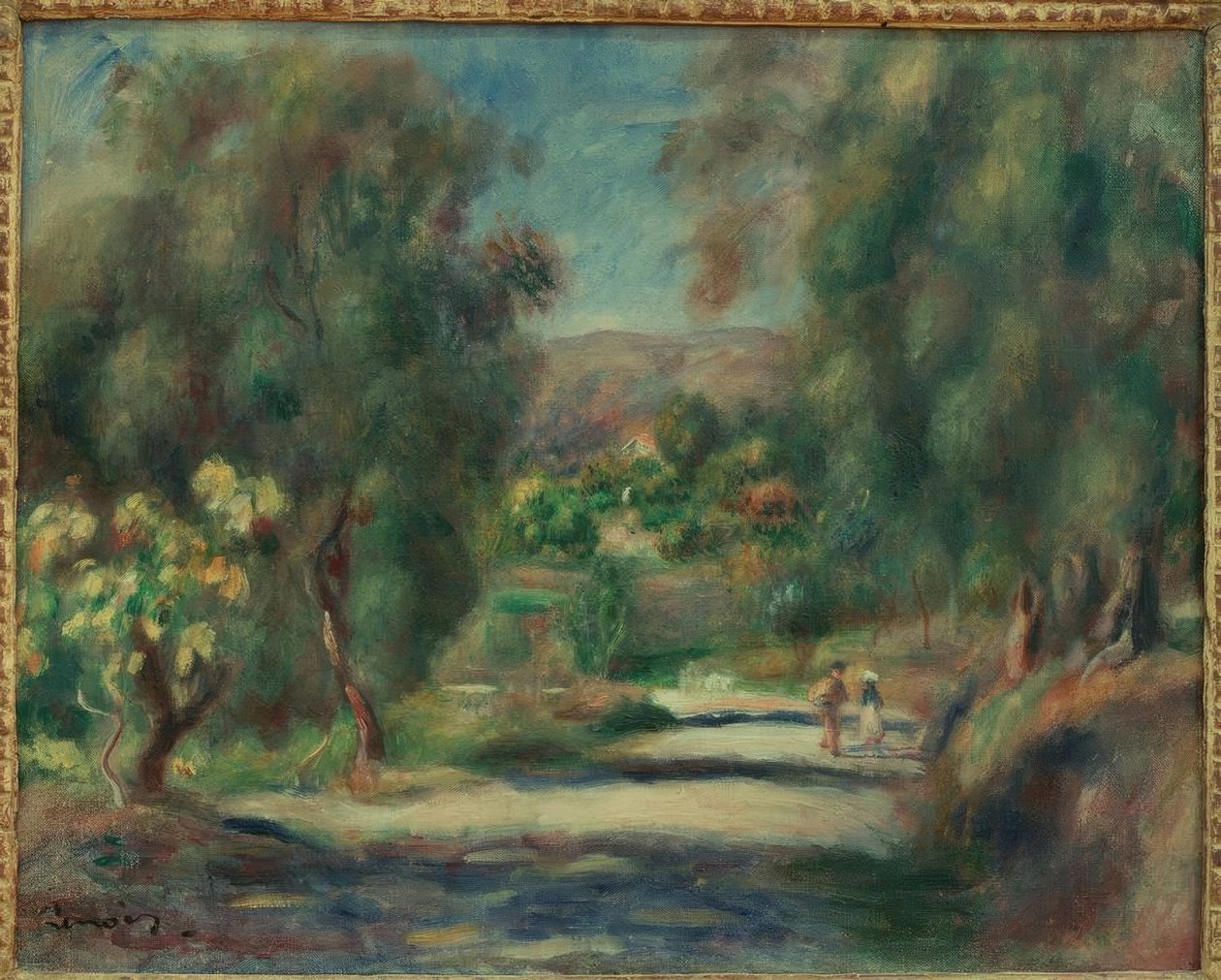 Cagnes landskap av Pierre Auguste Renoir