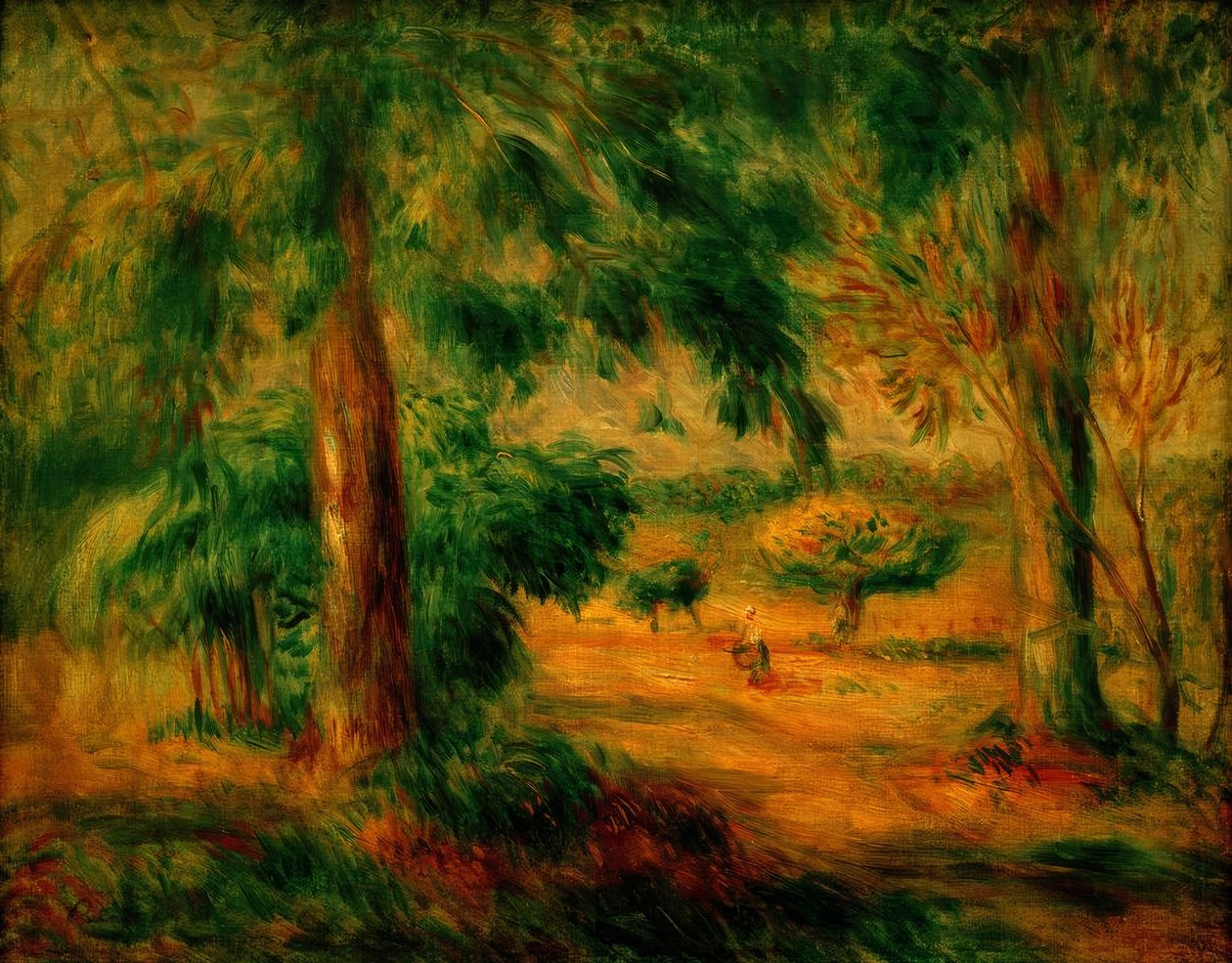 Midi landskap av Pierre Auguste Renoir