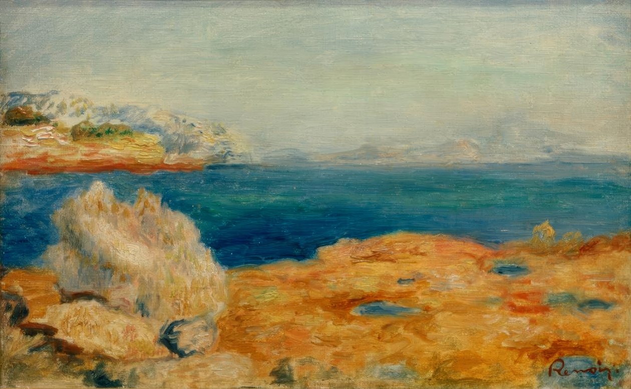 Kustlandskap av Pierre Auguste Renoir