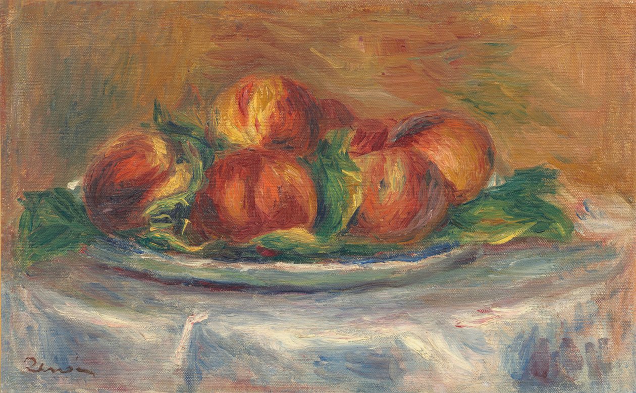 Persikor på en tallrik, 19021905. av Pierre Auguste Renoir