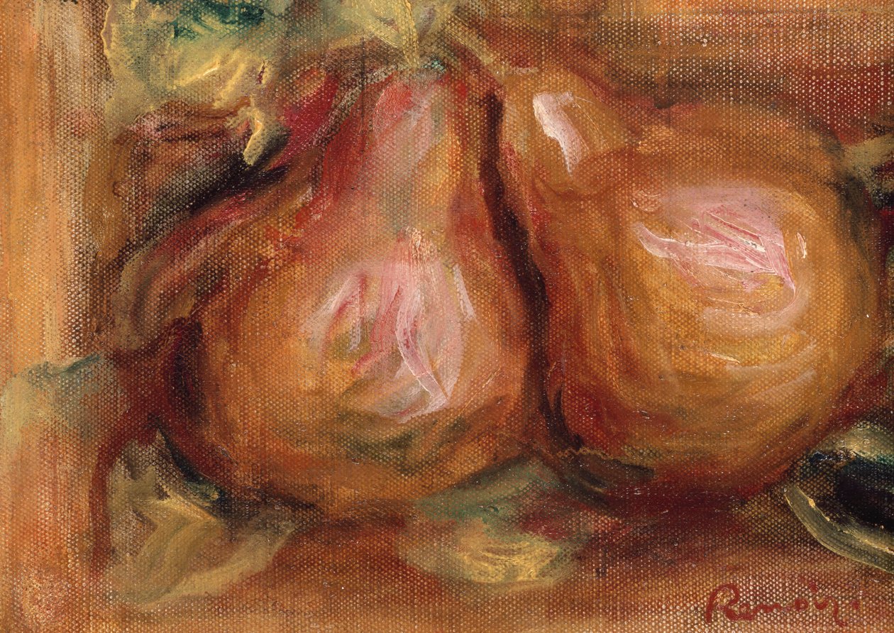 Päron; Päron, c.1915 av Pierre Auguste Renoir