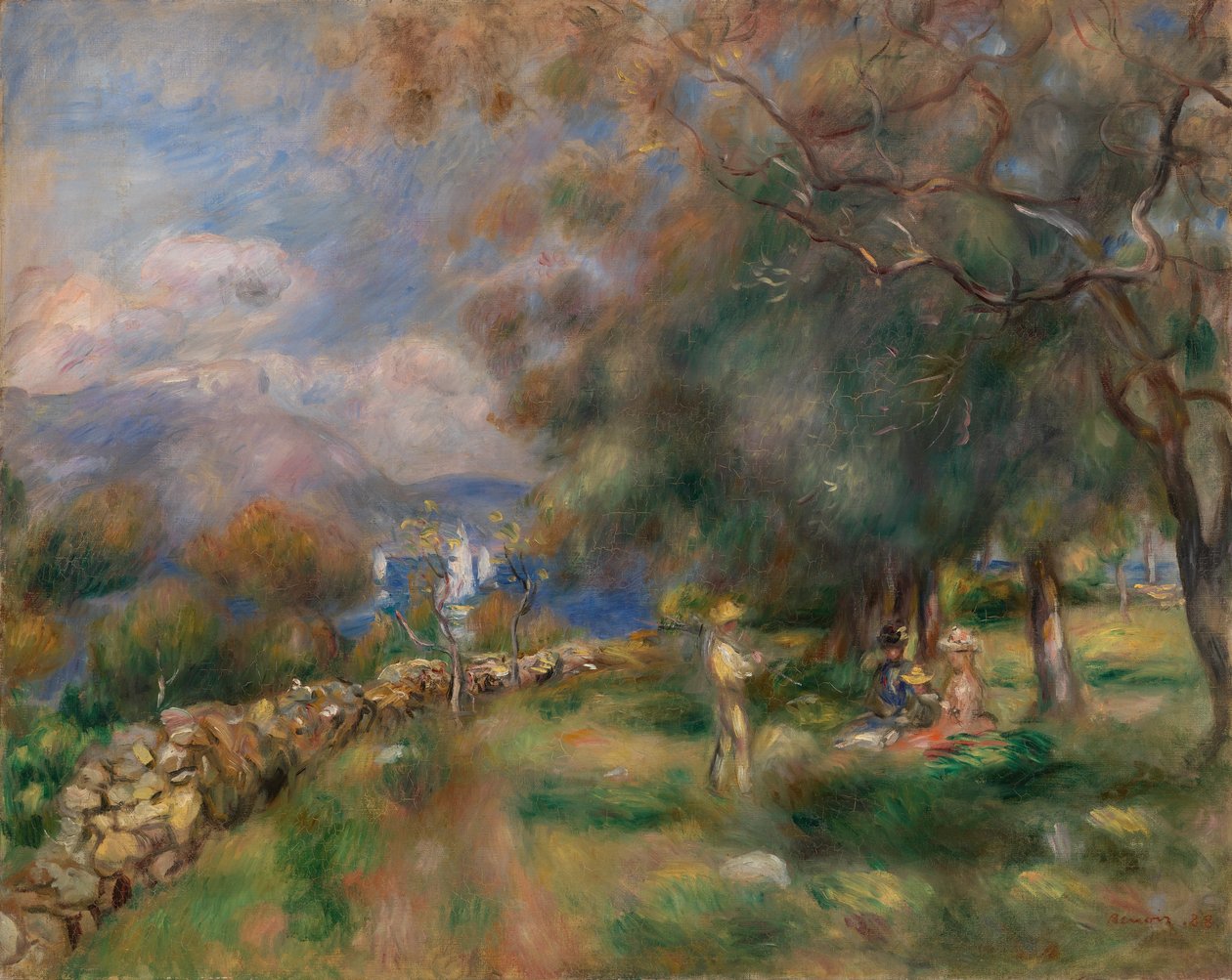 halvön Saint-Jean av Pierre Auguste Renoir