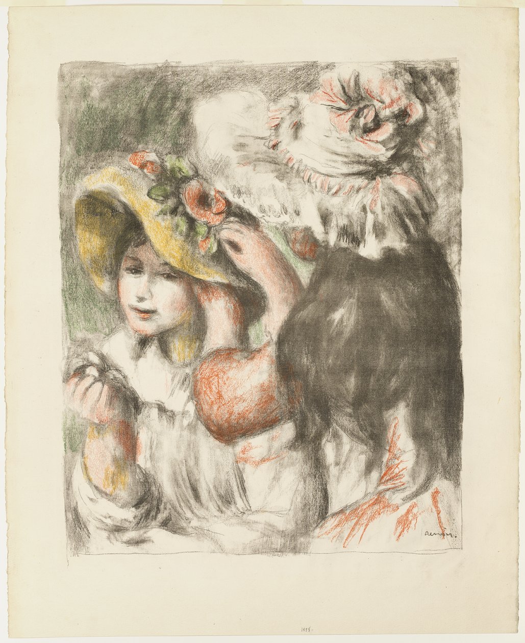 Fäst hatten av Pierre Auguste Renoir