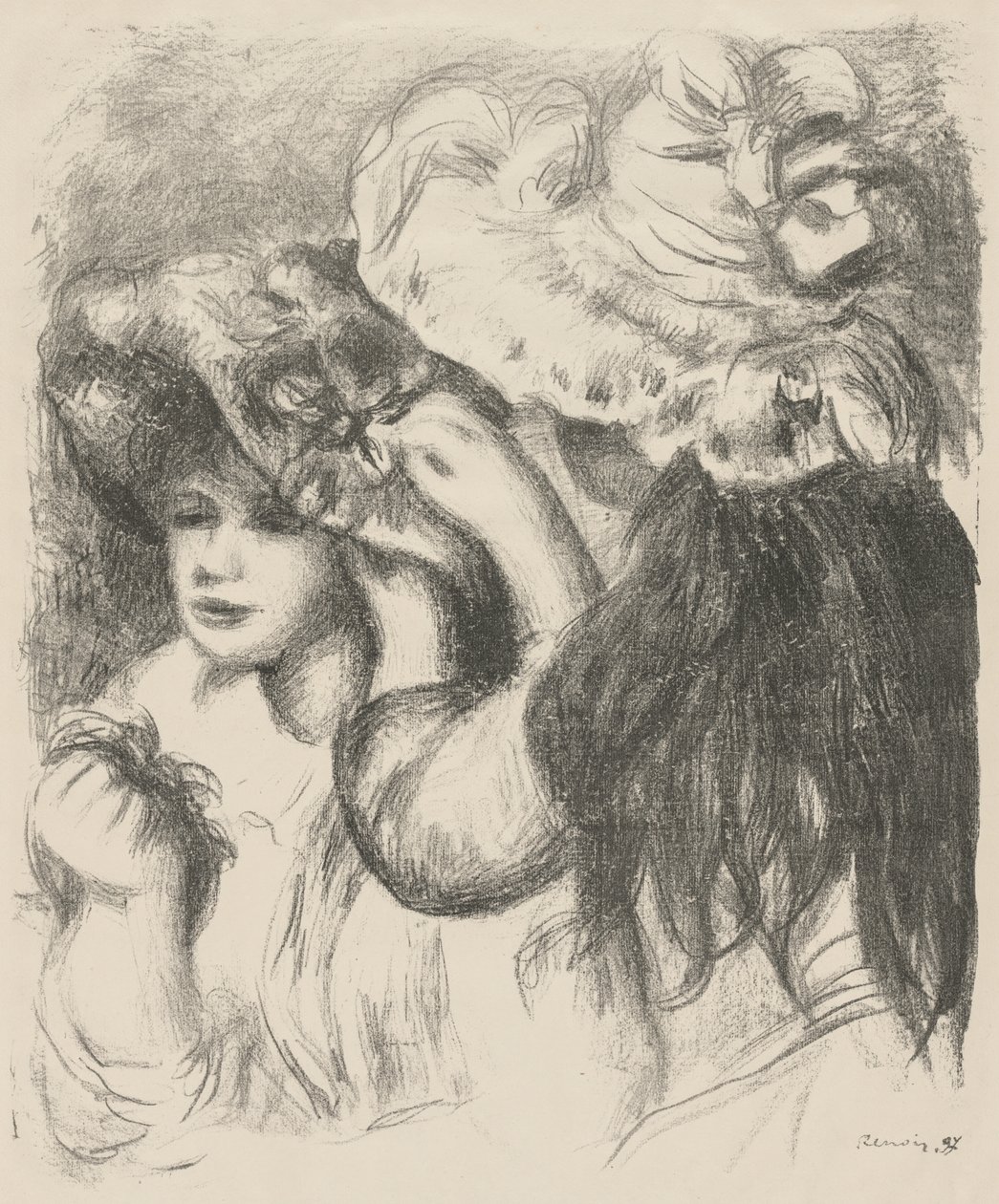 Fäst hatten av Pierre Auguste Renoir