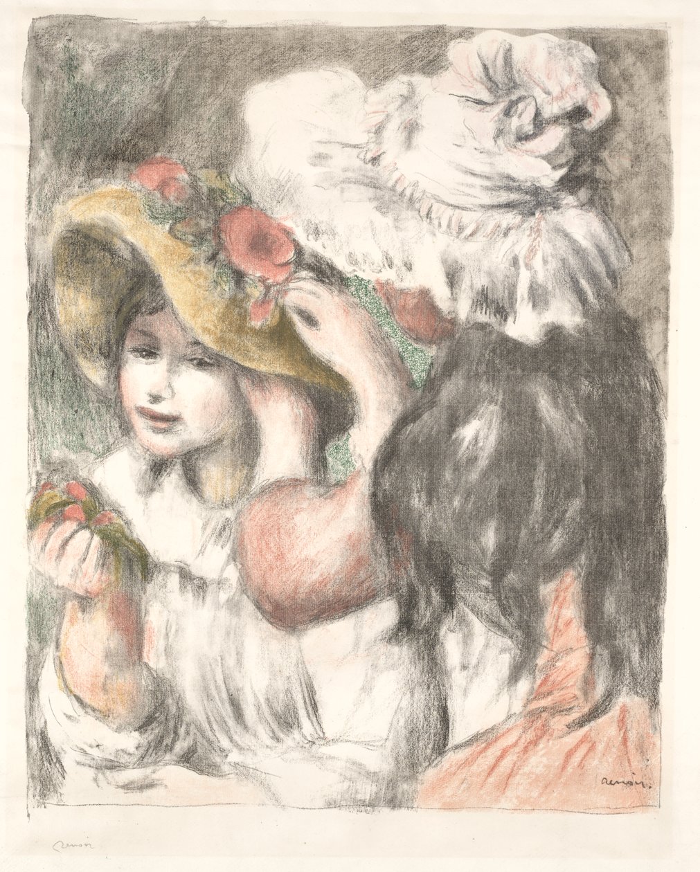 Fäst hatten av Pierre Auguste Renoir