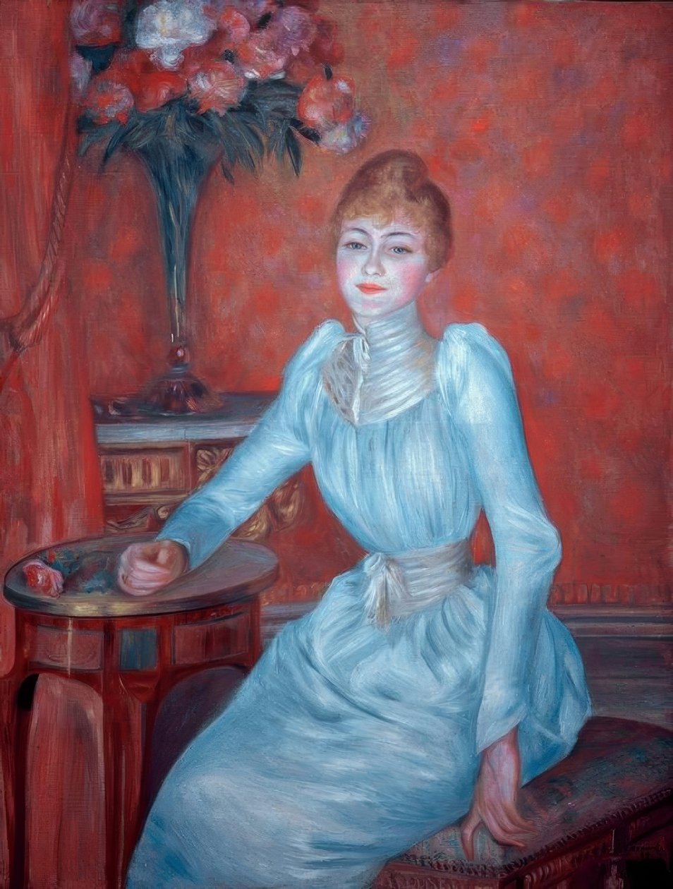 Porträtt Madame de Bonnières av Pierre Auguste Renoir