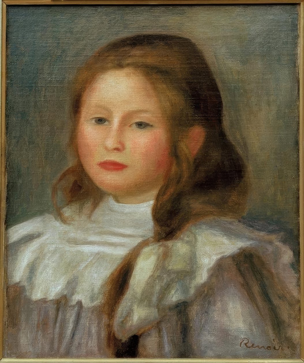 Porträtt av ett barn av Pierre Auguste Renoir