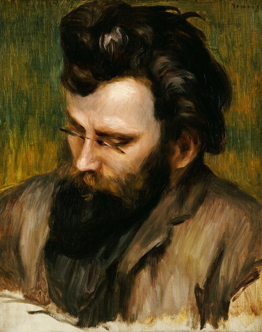 Porträtt av Claude Terrasse av Pierre Auguste Renoir