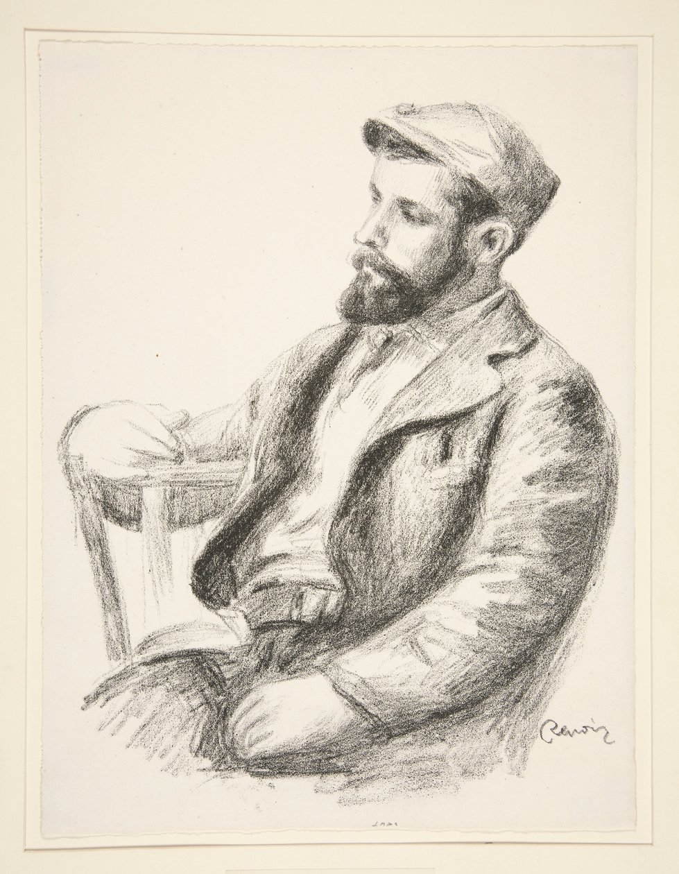 Porträtt av Louis Valtat av Pierre Auguste Renoir