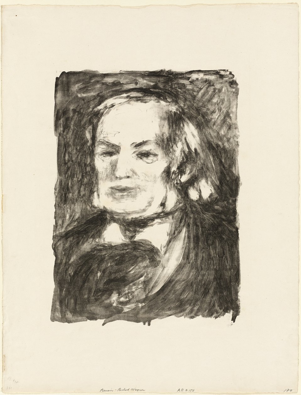 Porträtt av Richard Wagner av Pierre Auguste Renoir