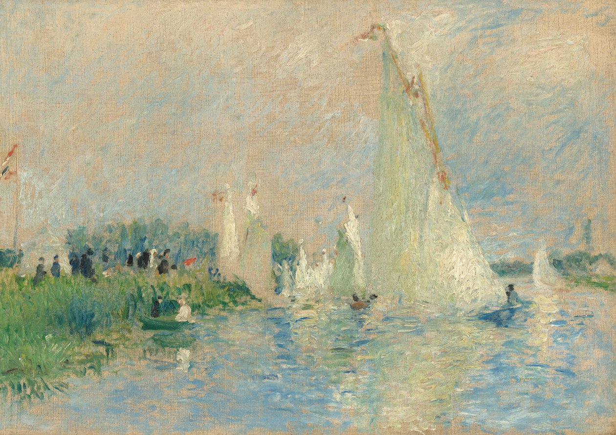 Regatta i Argenteuil, 1874. av Pierre Auguste Renoir