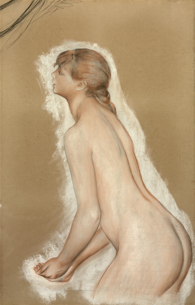 Stänkande figur av Pierre Auguste Renoir