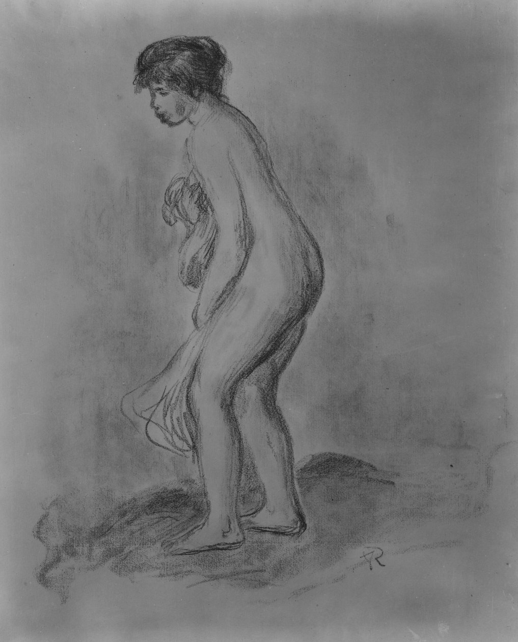 Stående badare, 1896. av Pierre Auguste Renoir