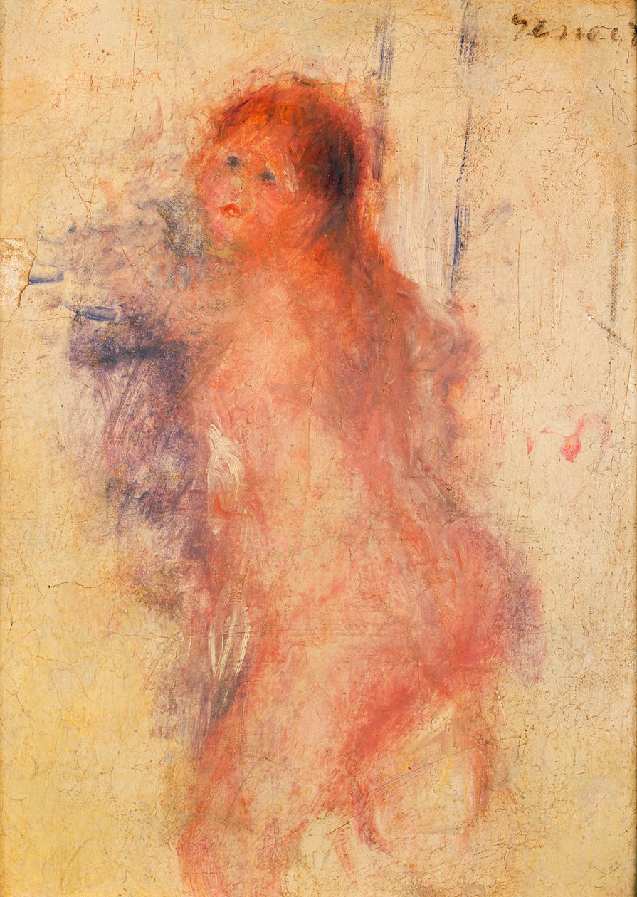 Stående naken kvinna av Pierre Auguste Renoir