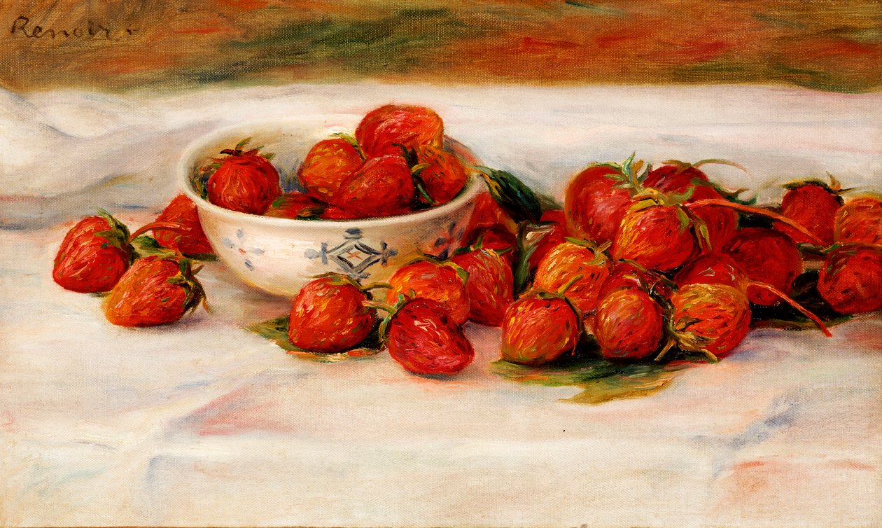 Jordgubbar av Pierre Auguste Renoir