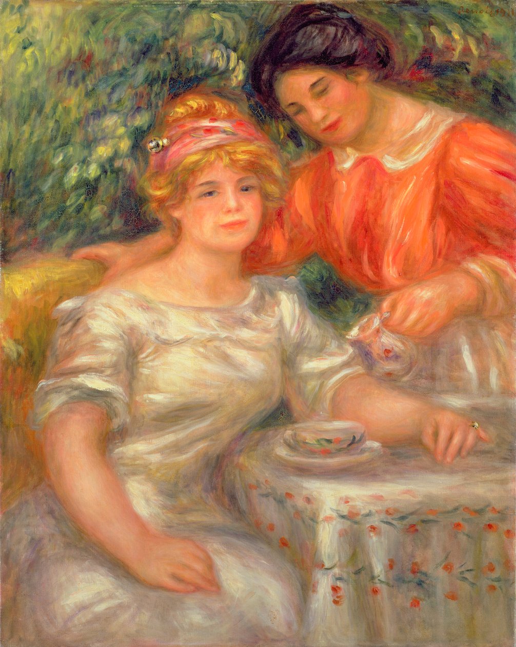 Dags för te av Pierre Auguste Renoir