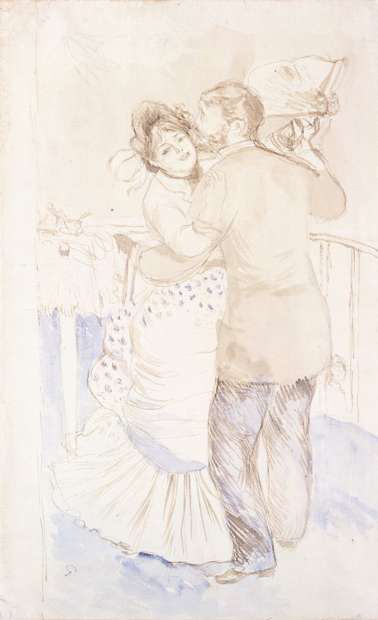 Landsdansen, 1883 av Pierre Auguste Renoir